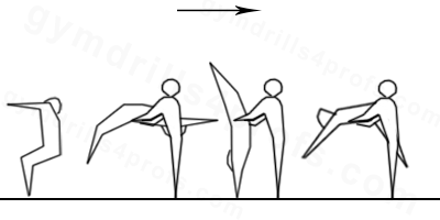 Back Handspring Drill Floor