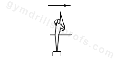 V-Sit Drill Parallel Bars